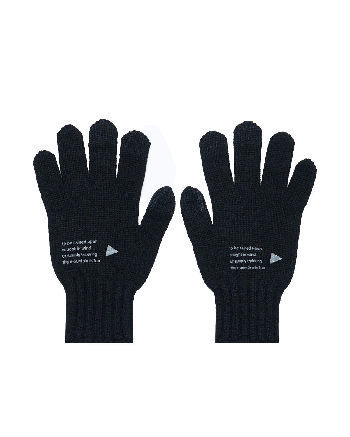 And Wander Wool Knit Gloves | 5743987019010 | AFEW STORE